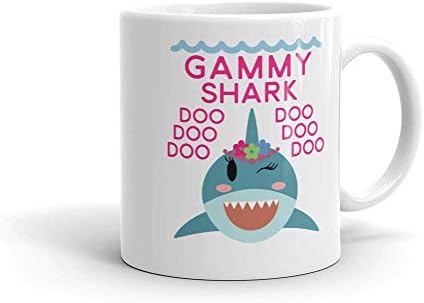 כריש גאמי קרמיקה קפה ספל / כוס - יום הולדת אמא של יום חג המולד עבור אמא אמא סבתא
