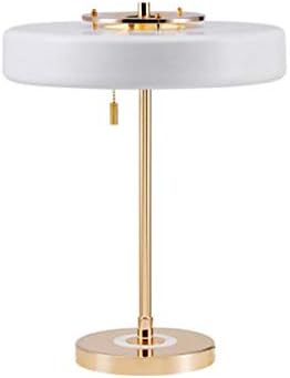 SXNBH שולחן מתכת יצירתי מנורת סגנון מנורת שולחן למנורת שולחן מיטה בחדר שינה