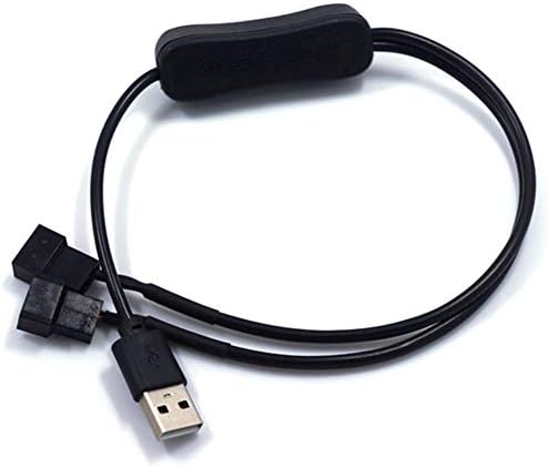 Hudiemm0b USB עד 4 כבל מתאם פינים, 5V 2 דרך USB עד 4 סיכות מתאם כבל ממיר מחשב מחשב מחבר מחבר כבל