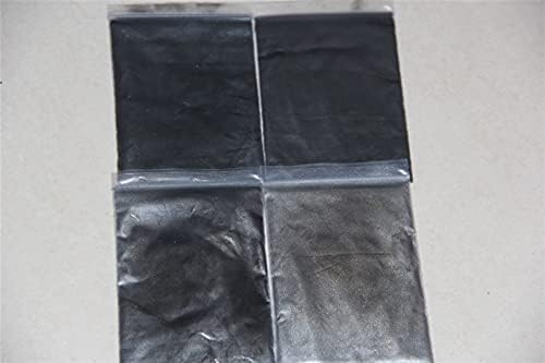 ZZT 4 מדגם פיגמנט של אבקת אבקת נציץ שחורה שונה סט עבור לק, אמנות ציפורניים, ייצור סבון, היקף