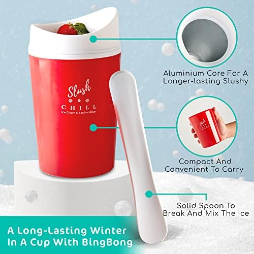BingBong Slush and Shake Maker - כוס רפש קפואה למיידי, יצרנית גלידות לילדים, שייקים - יצרנית