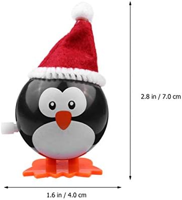 Galpada 4PCS חג המולד מסתיים צעצועים שעון פינגווין צעצועים צעצועים מגרשים מגרשים מסיבות מעדיפות ילדים מתנה קישוט