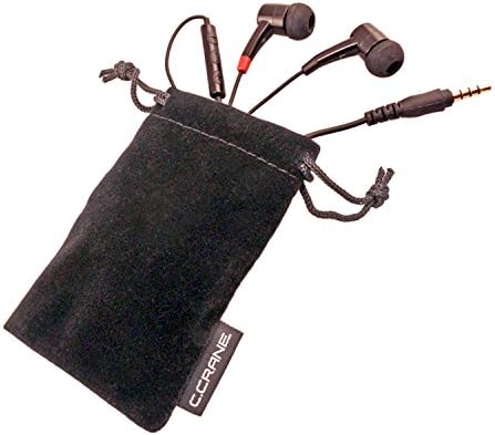 C. Crane CC Buds Pro אוזניות, מיקרופון וטלפון מרוחק עם שישה כיסויים שונים של אוזניים הכלולים לנוחות