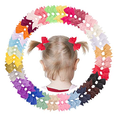 60 יחידות 3 שיער קשתות קליפים מבהיקי סרט קשתות שיער סיכות אביזרי עבור בנות פעוטות ילדים ילדים