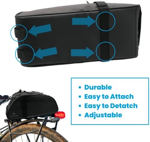 תיקי אופניים לאופניים מתלה אחורי תיק טנא-תיק מטען לאופני נוסעים וטרקים-תיק אוכף אופניים עמיד למים עם
