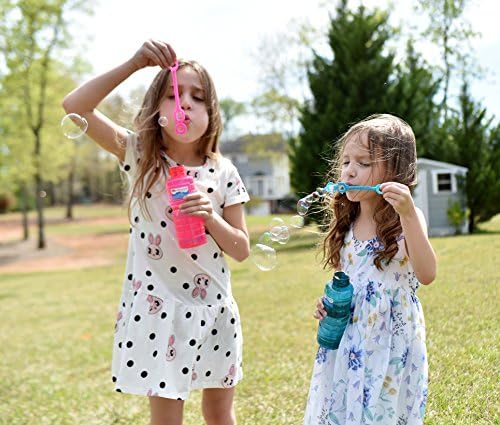 מקס בועות פתרון בועות 32 עוז - בקבוק אחיזה קל לילדים / מילוי מכונות בועות צעצוע / כיף קיץ בחוץ-הצבעים עשויים