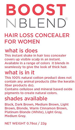 שיער דליל - נשים של נשירת שיער קונסילר-עבה טבעי כותנה שיער בניין סיבי מילוי לנשים-שיער עיבוי