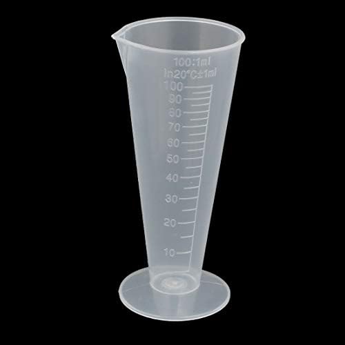 AEXIT 100 מל מד וולומטרי בוגר כוס מעבדה במדידת כוס משולש 2 יחידות