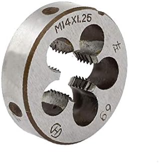 X-DREE M14 x 1.25 ממ מטרי 38 ממ OD DIA פלדה עגול השחלה עגול כלי חוט חוט (M14 x 1.25 ממ מטרי 38 ממ OD DIA