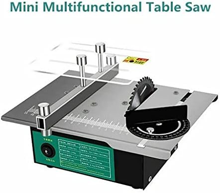 12-24V מיני רב-תכליתי שולחן מסור DIY מכונת טחינה חיתוך ביתית לעיבוד עץ עם מתאם מהירות מתכווננת