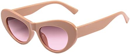 2023 חדש נשים ג ' לי צבע משקפי שמש רטרו פשוט סגלגל משקפי שמש כוכב משקפיים מסיבת חבילה