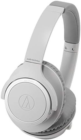 Audio-Technica ATH-SR30BTGY Bluetooth אוזניות אוזניות אובר אלחוטיות, אפור טבעי