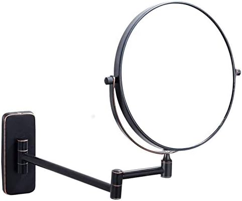 ליאנקסיאו-מראת איפור מראה בחדר אמבטיה, עגול איפור מראה, 360 סיבוב נייד, מושלם עבור חדר שינה שולחן איפור