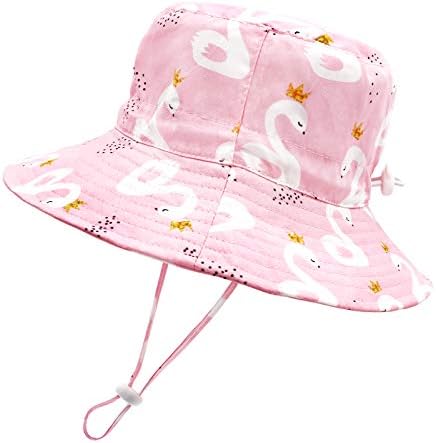 כובע שמש של תינוק עם דש צוואר כובעי פעוטות לבנים כובע שמש כובע פעוט כובע פעוט כובע חוף חוף חוף חוף כובע 50+
