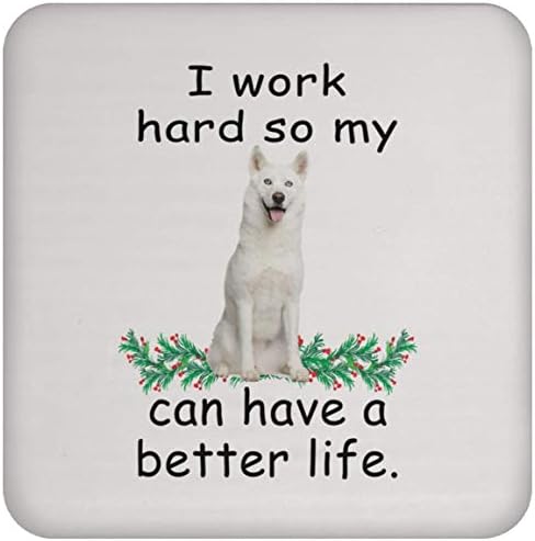 מצחיק אומר מתנות סיבירי האסקי לבן יכול לחיות טוב יותר כדי שהכלב שלי יוכל לחיים חיים טובים יותר לחג המולד