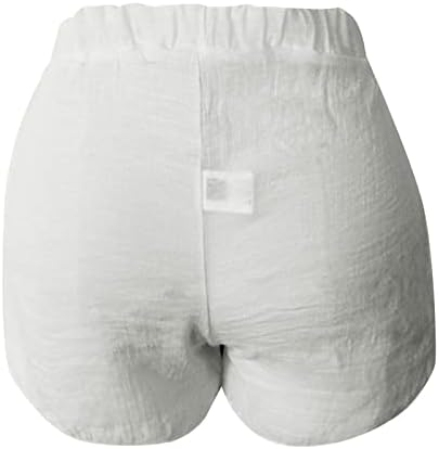 מכנסיים קצרים לנשים לקיץ מזדמן מותניים גבוהים עם מותניים נוחים מכנסיים קצרים מפעילים אימון מכנסיים קצרים לחופשה