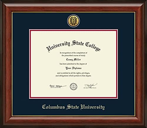 אוניברסיטת קולומבוס מדינת - מורשה רשמית - מסגרת תעודת תואר ראשון - תואר ראשון - גודל מסמך 11 x 8.5