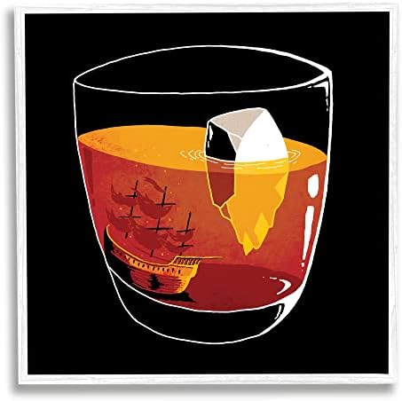 תעשיות סטופל ספינת אייסברג חכמה משקה שתיית זכוכית איור, עיצוב מאת מייקל בוקסטון