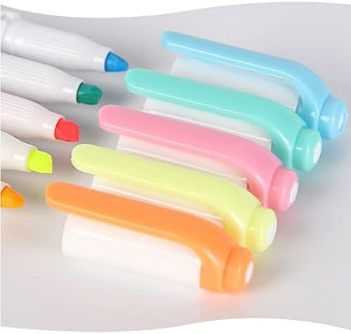 XBWEI 5 צבעים/קופסה כפולה ראש מדגיש עט עט פלורסנט מדגיש עטים עטים