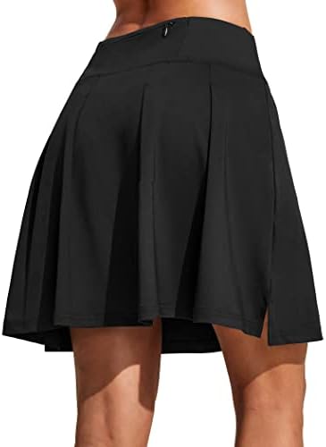 COORUN 18 חצאית טניס באורך הברך באורך המותניים הגבוה