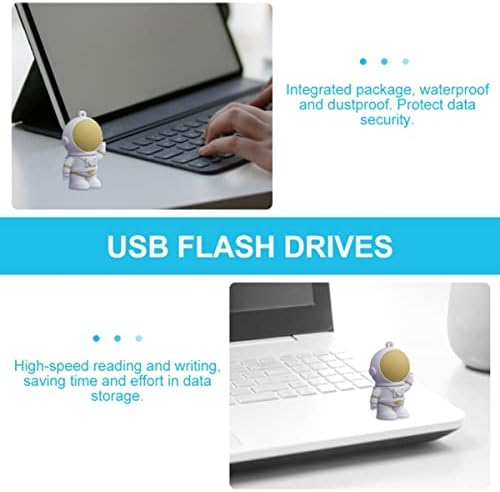 Mobestech USB כונן פלאש אביזרי גיבוי usb קישוט מחשב עט עט קפיצה קפיצה אחסון צורה מקסימה אסטרונאוט מיני מתנות