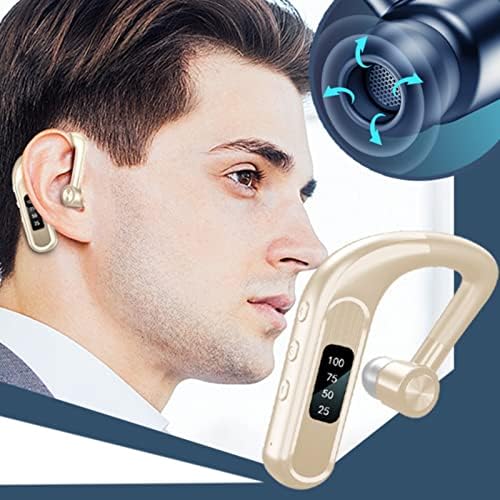 אוזניות Bluetooth אוזניות אלחוטיות v5.0 15 שעות אוזניות אולטרה -אורגניות תצוגה דיגיטלית באוזן אוזניים למחשב נייד