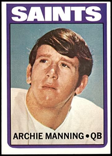 1972 Topps 55 Archie Manning New Orleans Saints Ex/Mt Saints Ole Miss