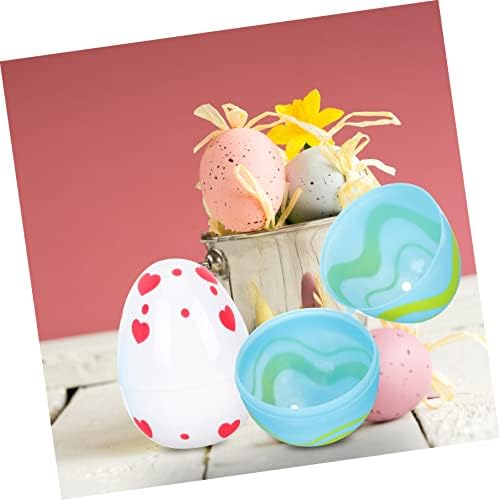Pretyzoom 80 יח 'ביצים מעדיפות מלאות צבע ממתקים סל פתוח סל דקורטיבי כיתה טובה אספקת הפתעת פרס הפתעה