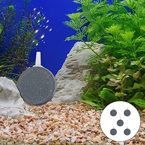 גנרי 5 יחידות אוויר אבן דיסק קטן אוויר אבנים אקווריום בועת מפזר דגי טנק מבעבע חמצן איירסטון עבור הידרופוניקה אקווריום