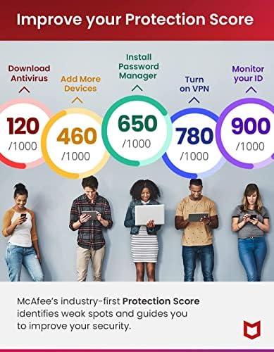 מקאפי הגנה מוחלטת 2023 + הגדרת מכשיר חדש / אמזון בלעדי / 5 מכשיר / אנטי וירוס תוכנת אבטחת אינטרנט, מנהל