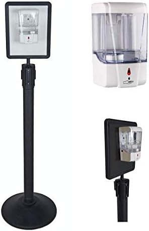 SolutionsCMR תחנת Stenitizer Dispenser Dispenser ערכת עמדת מגע ללא אוטומטית לחלוטין לשימוש מסחרי
