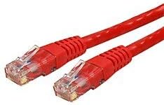 Startech.com כבל Ethernet 10ft6 Cat6 - CAT אדום 6 Gigabit Ethernet WIRE -650MHz 100W POE ++ RJ45