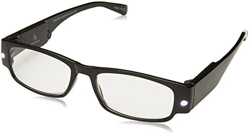פוסטר גרנט גברים לויד אורות משקפיים מוארים קריאה, שחור/שקוף, 59 ממ ארהב
