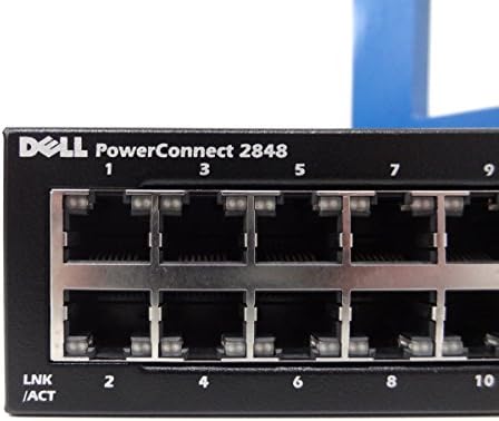 Dell PowerConnect 2848 - Switch - מנוהל - 48 x 10/100/1000 + 4 x משולב SFP - שולחן עבודה, הניתן