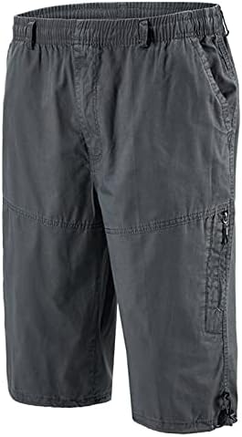 צבע טהור טהור של גברים אוברמאל חוץ חוף כיס חוף מכנסי מכנסי מטען מכנסיים קצרים