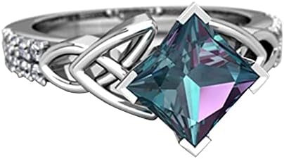 טבעות לנשים אופנה חברה 2022 זירקוניה מעוקב תכשיטי טבעת יהלום מדומה