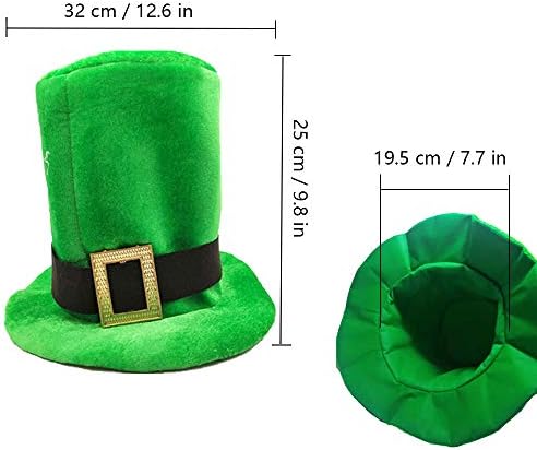 יום פטריק הקדוש כובע, ירוק שדון מגבעת, גברים ונשים של ירוק קטיפה תלתן מגבעת, אירי פסטיבל ספקי