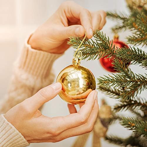 SUMIND 160 חתיכות קישוטים לחג המולד ווים של קולב עץ ווים אור קולבי ספירלה קטנים לקישוט עץ חג המולד