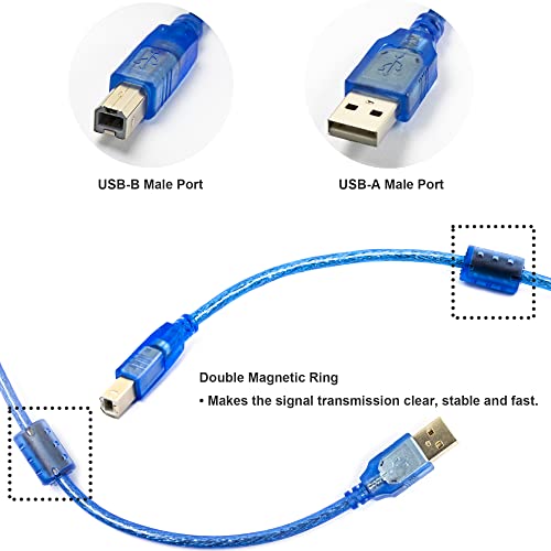 Naughtystarts כבל סנכרון נתונים USB 10 מטר עבור Arduino Uno R3 לוח ATMEGA328P MEGA2560 בערך 10M / 33ft