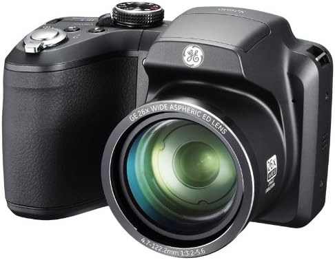GE X2600 16.1 MP מצלמה דיגיטלית 26x זווית רחבה של זום - שחור