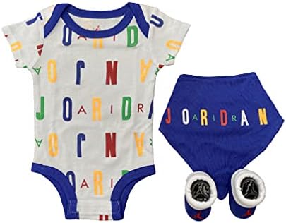 בגד גוף של ילד תינוקות של ג'ורדן, בנדנה ושלוט 3 חלק
