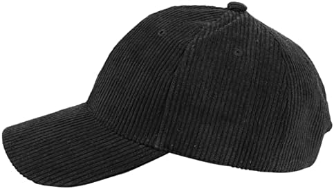 אופנת נשים בייסבול, 2023 וינטג 'נייטרלי קיץ כובעי בייסבול מוצקים כובע קורדרוי כובע, מתכווננים