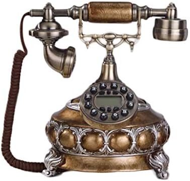 טלפון עתיק וולנוטה, טלפון וינטג 'דיגיטלי קבוע קלאסי קלאסי רטרו קווי טלפון חוט עם אוזניות תלויות לעיצוב