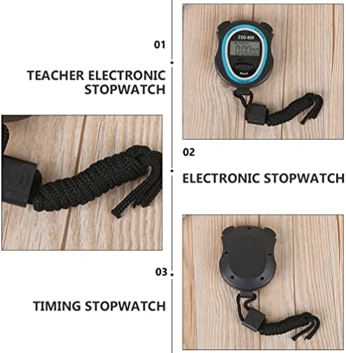 Wakauto Stop Watch Stop Watch Stopwatch אלקטרונית שעון עצר דיגיטלי טיימר שעון עצירה חיצוני Sporting Stopwatch כושר
