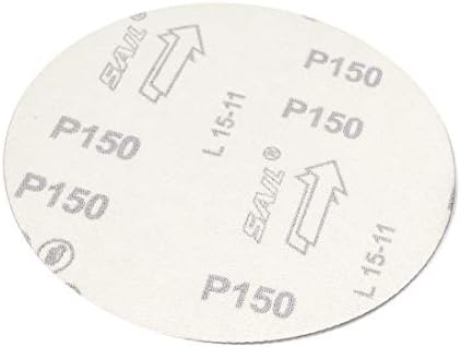 X-DREE 6 אינץ 'DIA 150 דיסק מלטש חצוף נייר זכוכית נוהר 20 יחידות לכלי מתנדנד (DISCO DE LIJA DE LIJAR 150