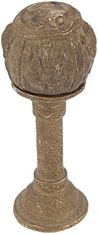 אינדיאנשף ווקאלורלוקלי בעבודת יד פליז זהב עתיק פליז הודי חרוט חריט חבילה של 1 חתיכות הצהרה פסל פריטי
