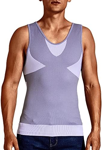 חולצת דחיסת אפוד של טרלנד ריצה אפוד אימון ספורט ללא שרוולים