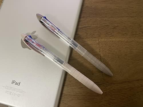 2 pcs - עט רב -צבעוני - 3 צבעים כחול אדום שחור - 0.38 ממ עט כדורים דק וחלק מהיר -יבש
