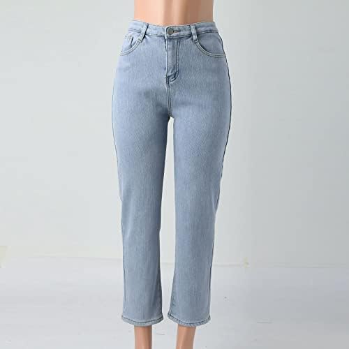Miashui 311 מכנסי ג'ינס נשים מראים סתיו דק של נשים וחורף מכנסיים חדשים מותניים גבוהים מכנסיים