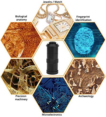 מצלמה ג-הר דיגיטלי 100 פעמים מיקרוסקופ עדשת אבזר זום עינית עבור דיוק מכונות עבור מיקרואלקטרוניקה